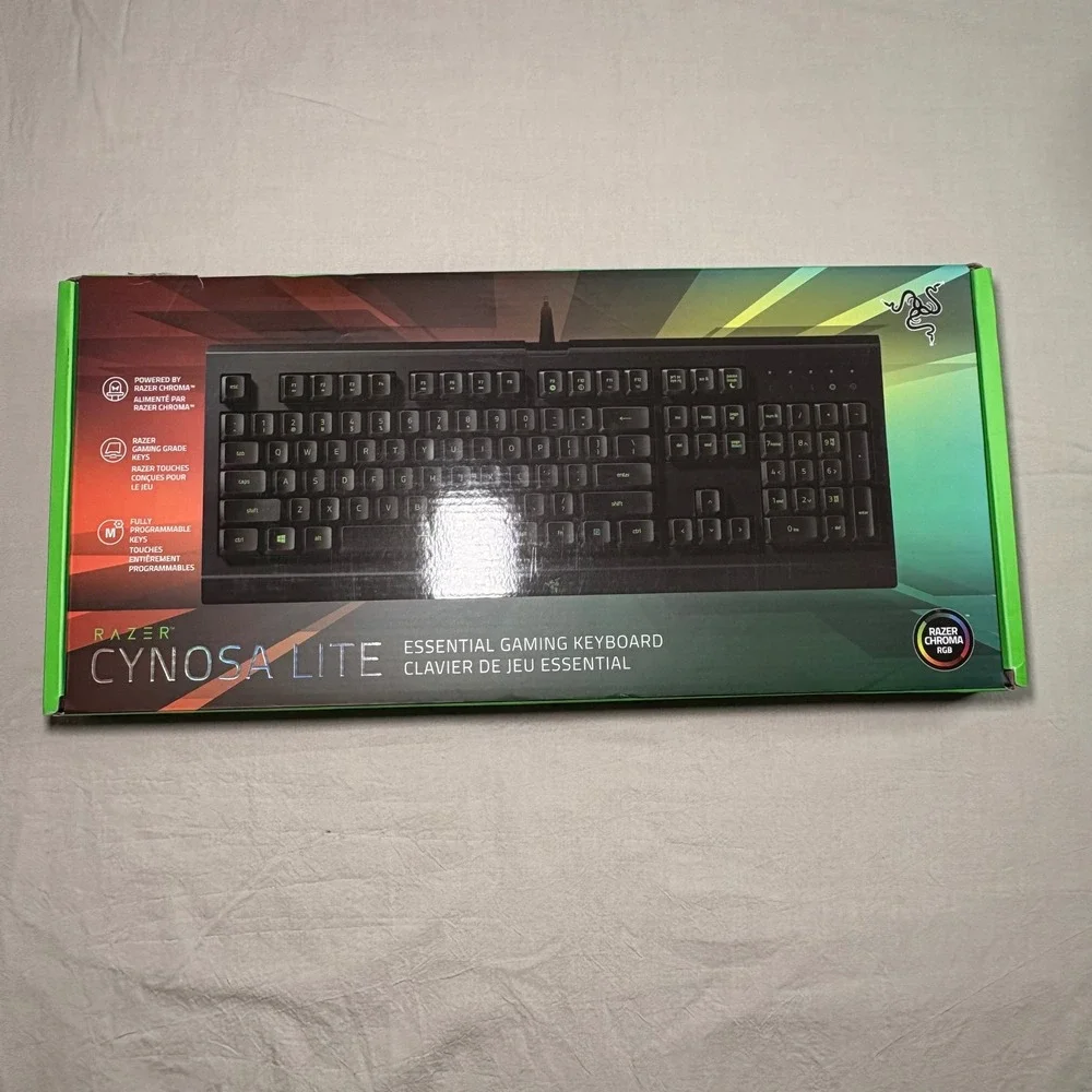 Razer Cynosa Lite Essential‎ Gaming Keyboard Black Wired RGB Chroma RZ03-0274